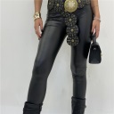 cintura alta con fibbia rotonda coachella